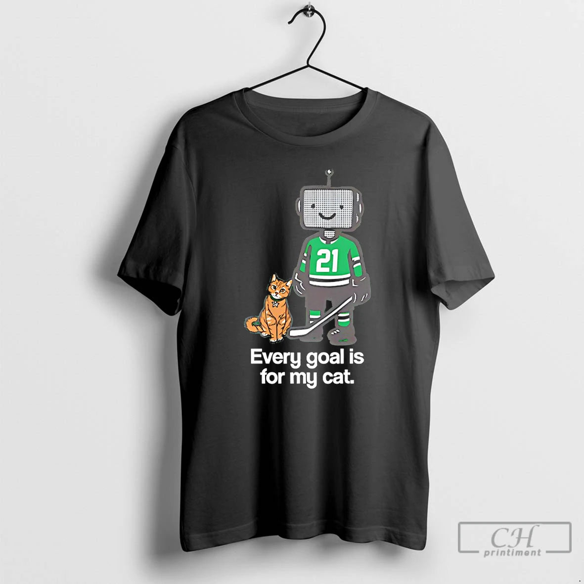 Premium Jason Robertson Dallas Stars Nhl Hockey Every Goal Is For My Cat T Shirts - clothing by TeeHivey.com