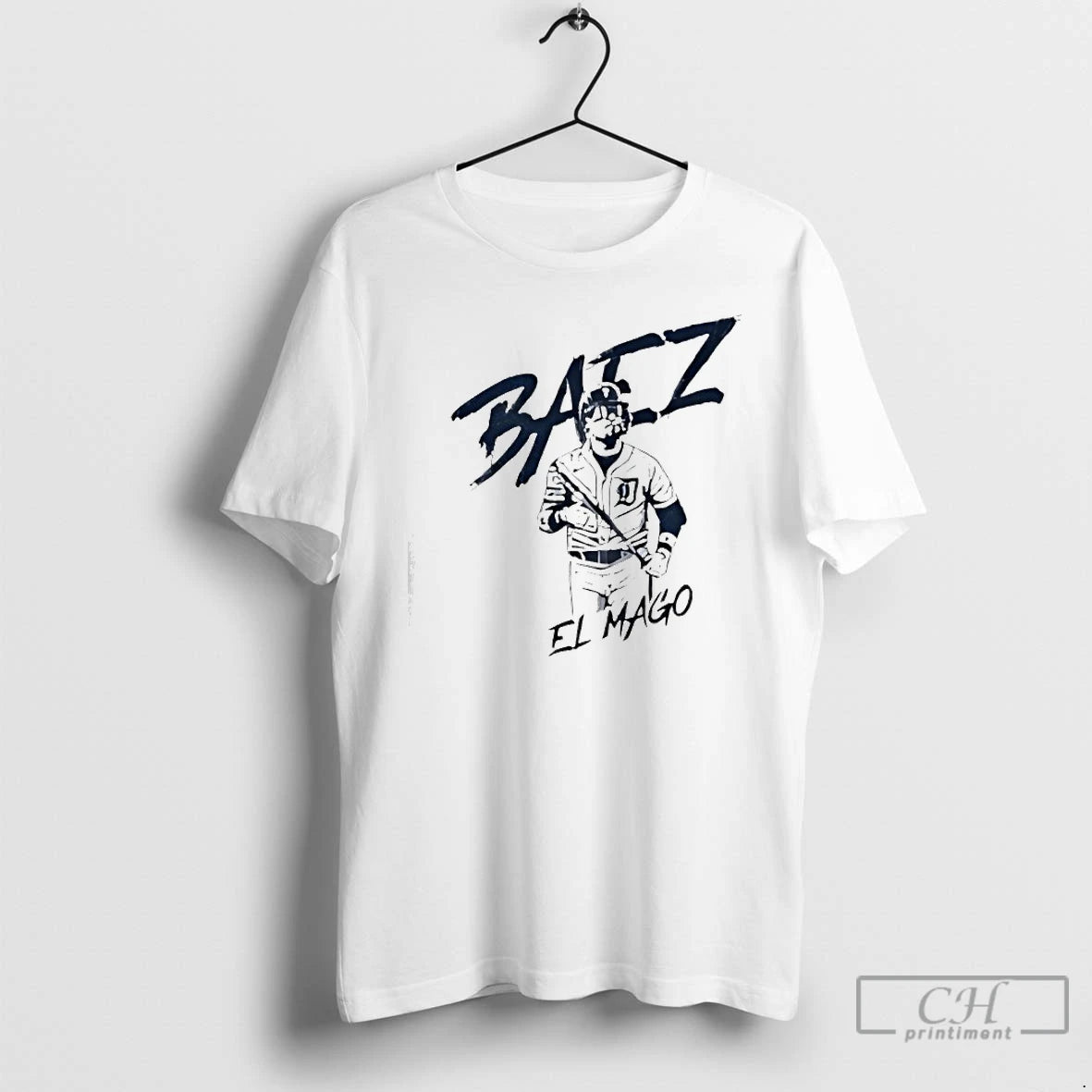 Premium Javier Baez El Mago Detroit Tigers Player Caricature - clothing by TeeHivey.com