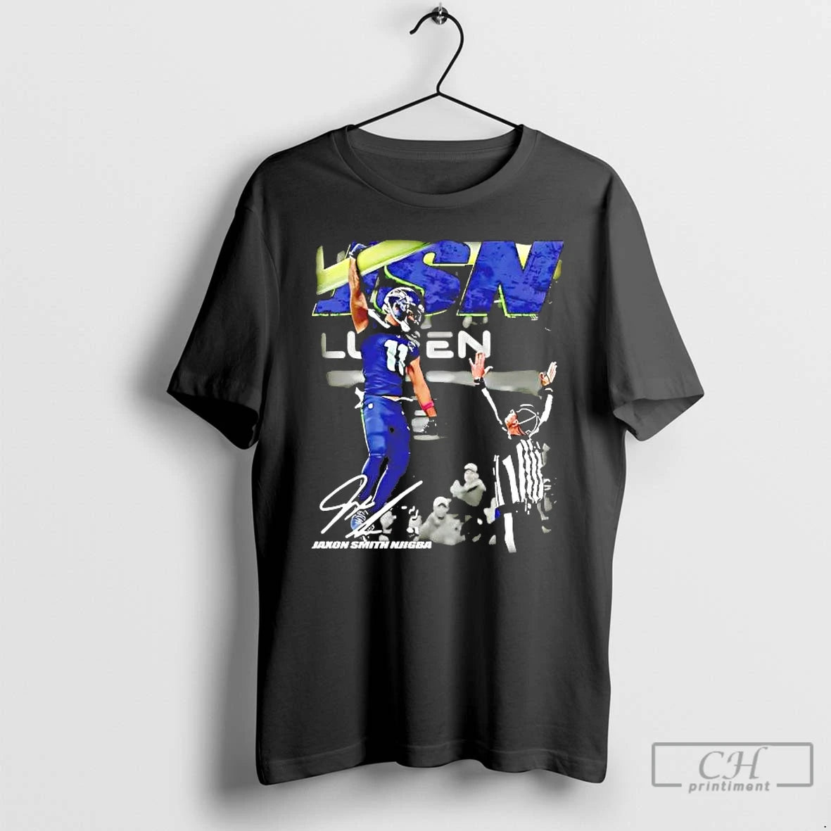 Premium Jaxon Smith Njigba Leads In Receiving Yards Signature - clothing by TeeHivey.com