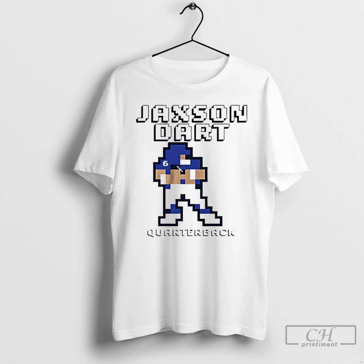 Premium Jaxson Dart New York Giants Quarterback Retro Baller T Shirts - clothing by TeeHivey.com