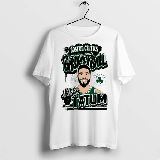 Premium Jayson Tatum Boston Celtics Basketball Caricature T Shirts - clothing by TeeHivey.com