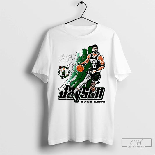 Premium Jayson Tatum Boston Celtics Signature 0 Retro Vibe Graphic - clothing by TeeHivey.com