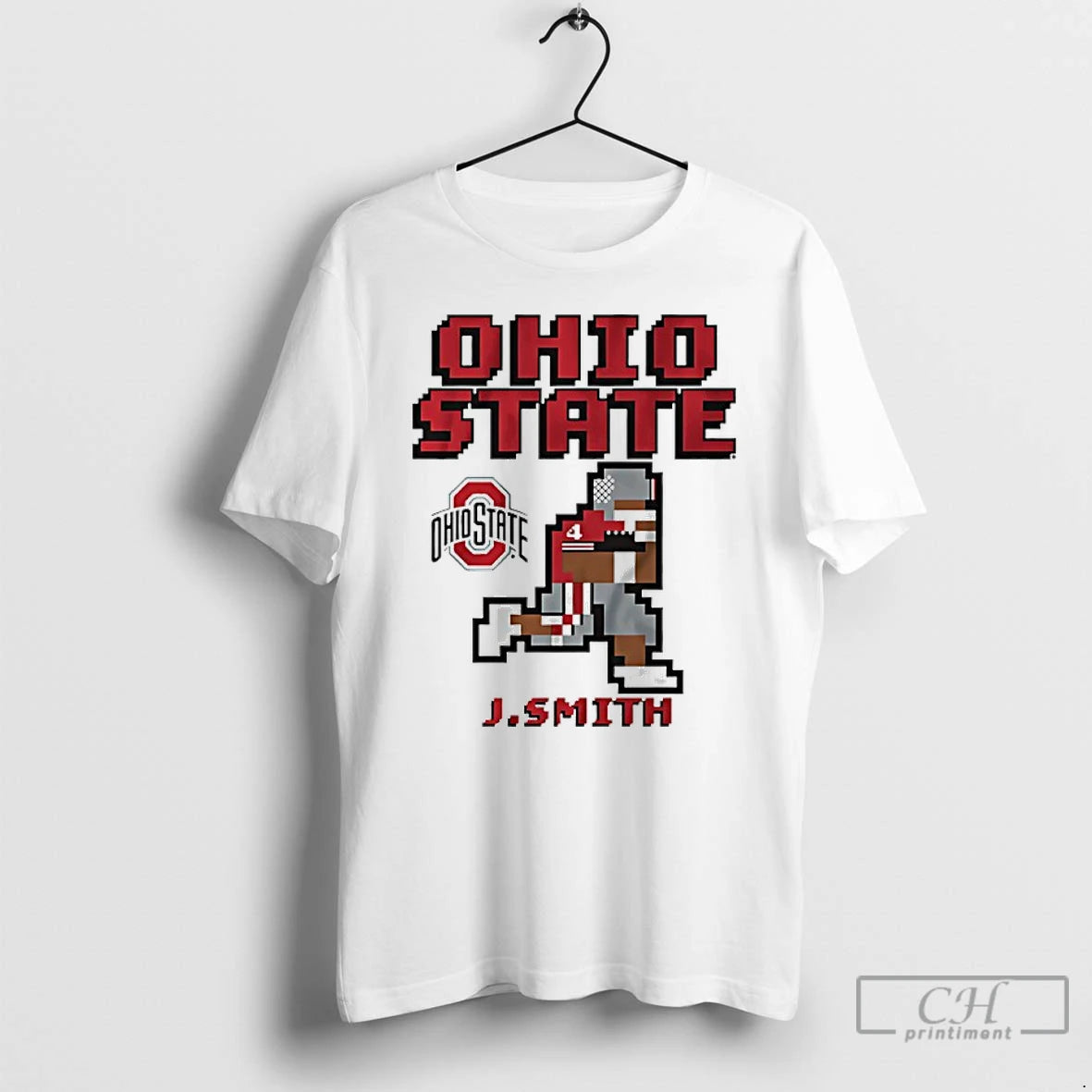 Premium Jeremiah Smith Ohio State Football Retro Baller T Shirts - clothing by TeeHivey.com