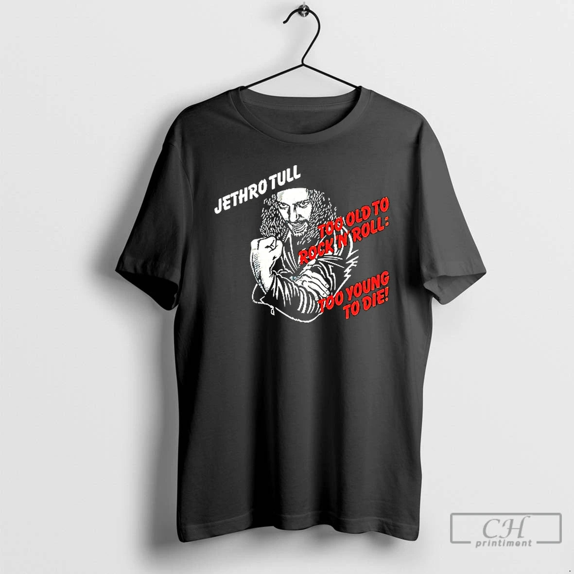 Premium Jethro Tull Too Old To Rock N Roll Too Young Too Die Ceramic Ceramic - clothing by TeeHivey.com