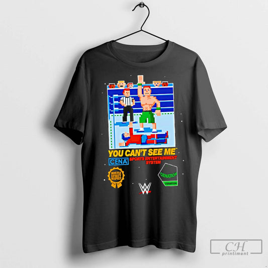 Premium John Cena You Cant See Me Sports Entertainment System Video Games
