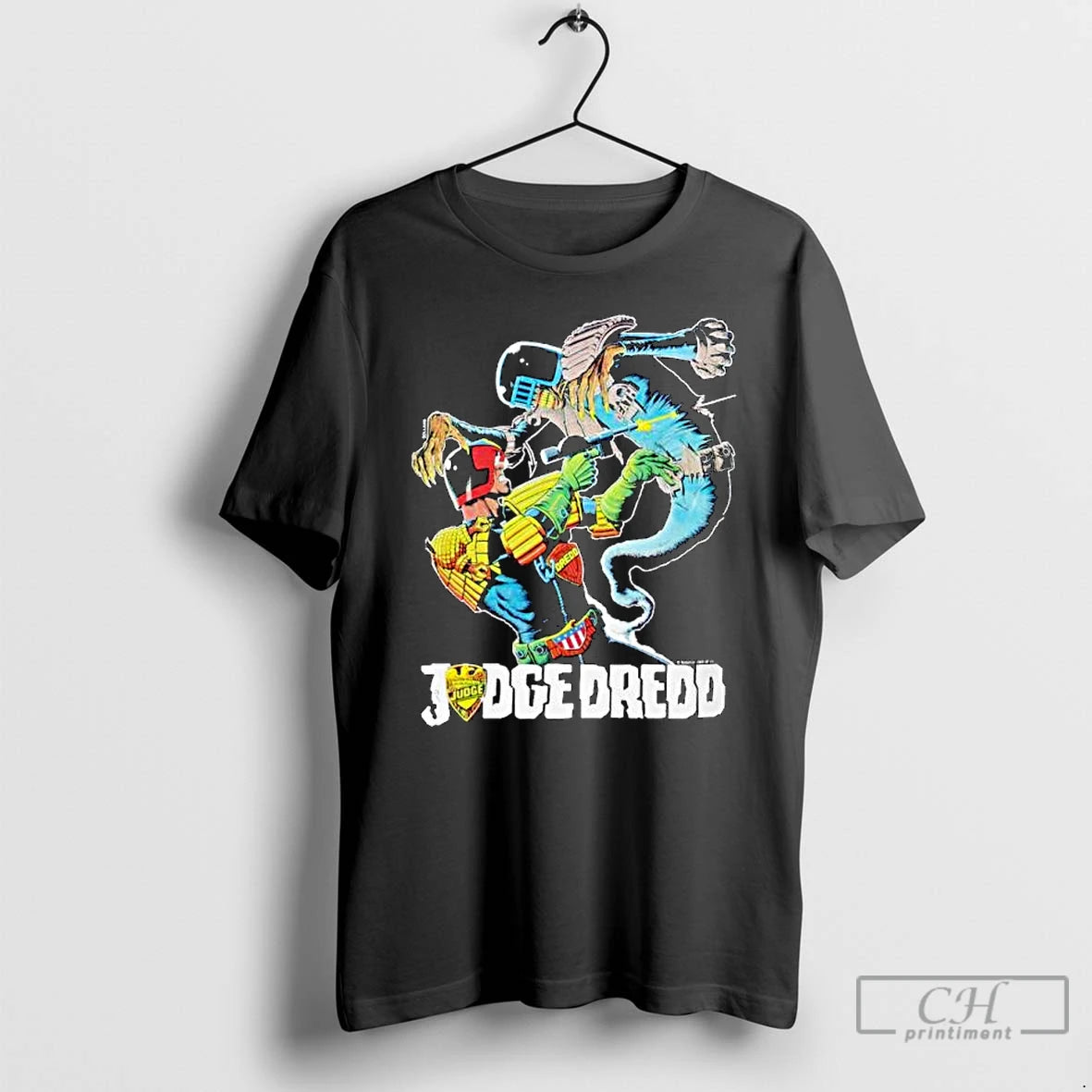 Premium Judge Dredd Vs Death Ornaments T Shirts - clothing by TeeHivey.com