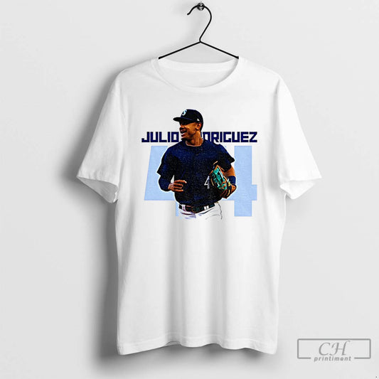 Premium Julio Rodriguez Seattle Mariners Mlb Baseball 2025 T Shirts - clothing by TeeHivey.com