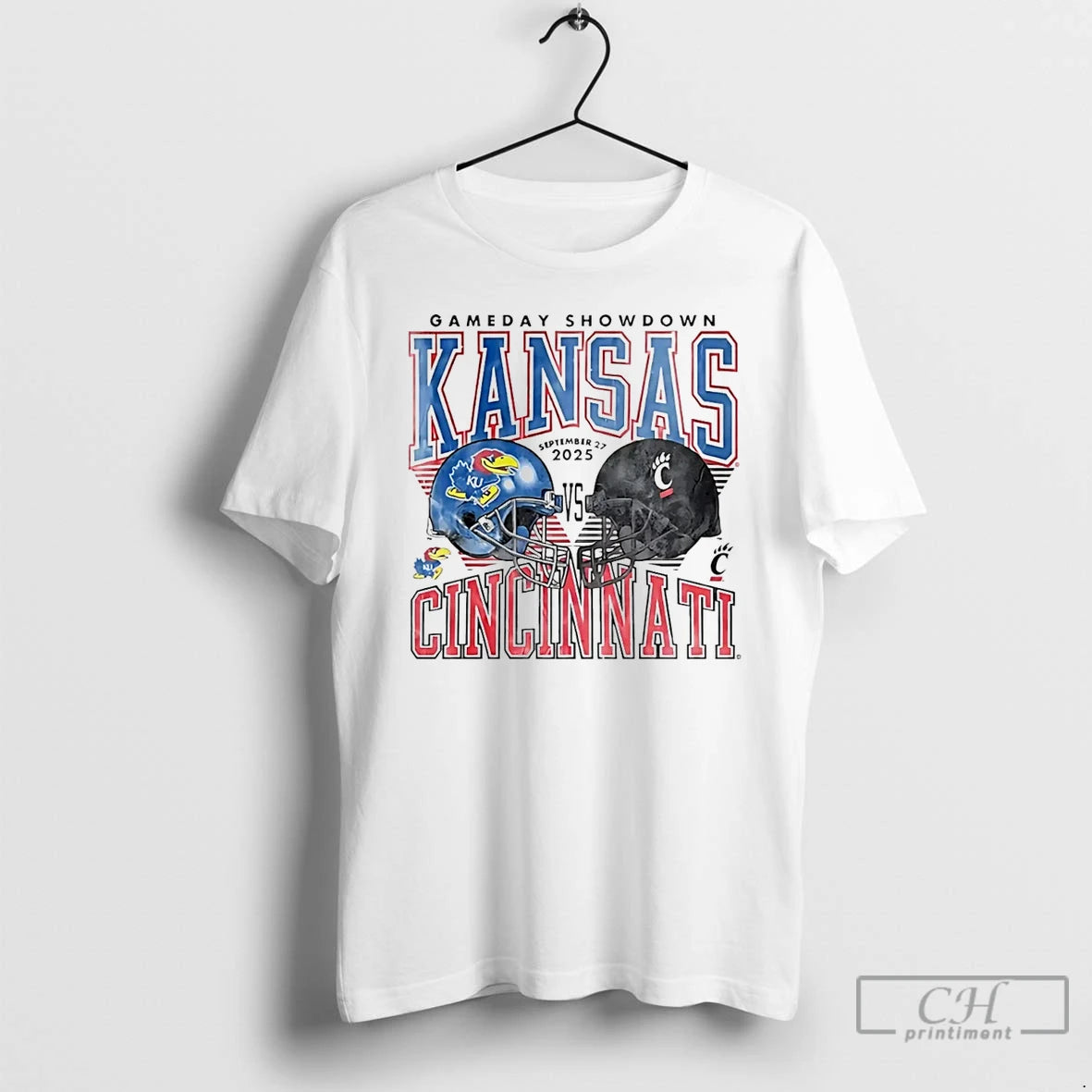 Premium Kansas Jayhawks Vs Cincinnati Bearcats Gameday Showdown Sept 2025 T Shirts - clothing by TeeHivey.com
