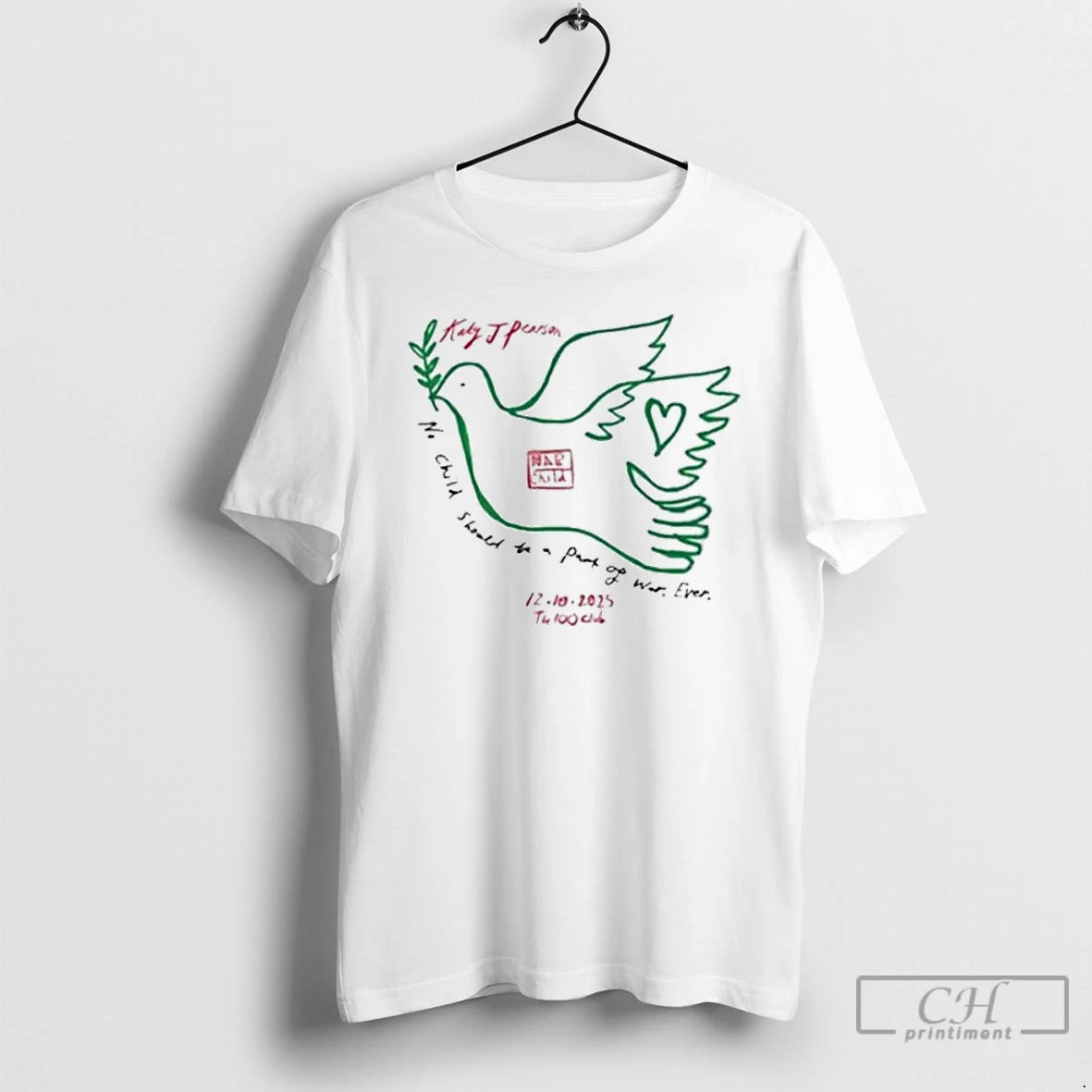 Premium Katy J Pearson October 12 2025 The 100 Club London Dove T Shirts - clothing by TeeHivey.com