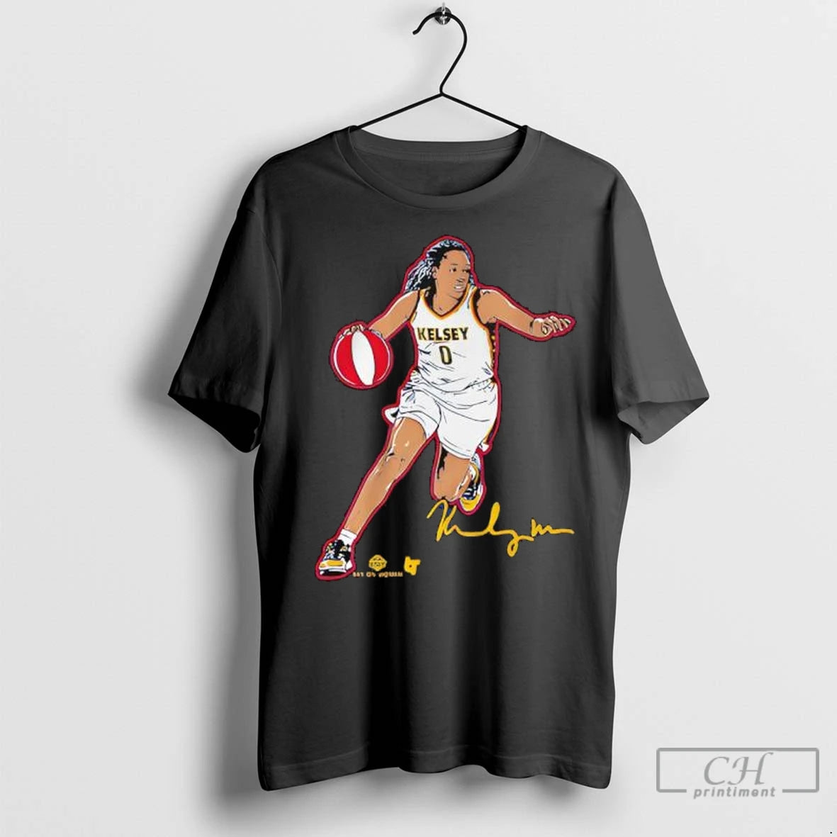 Premium Kelsey Mitchell Superstar Pose Indiana Signature T Shirts