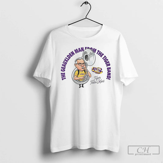 Premium Kent Broussard The Geauxlden Man From The Tiger Band T Shirts - clothing by TeeHivey.com
