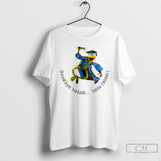 Premium Kermit Frog Graduation Goodbye Hassie Hello Tasse T Shirts - clothing by TeeHivey.com