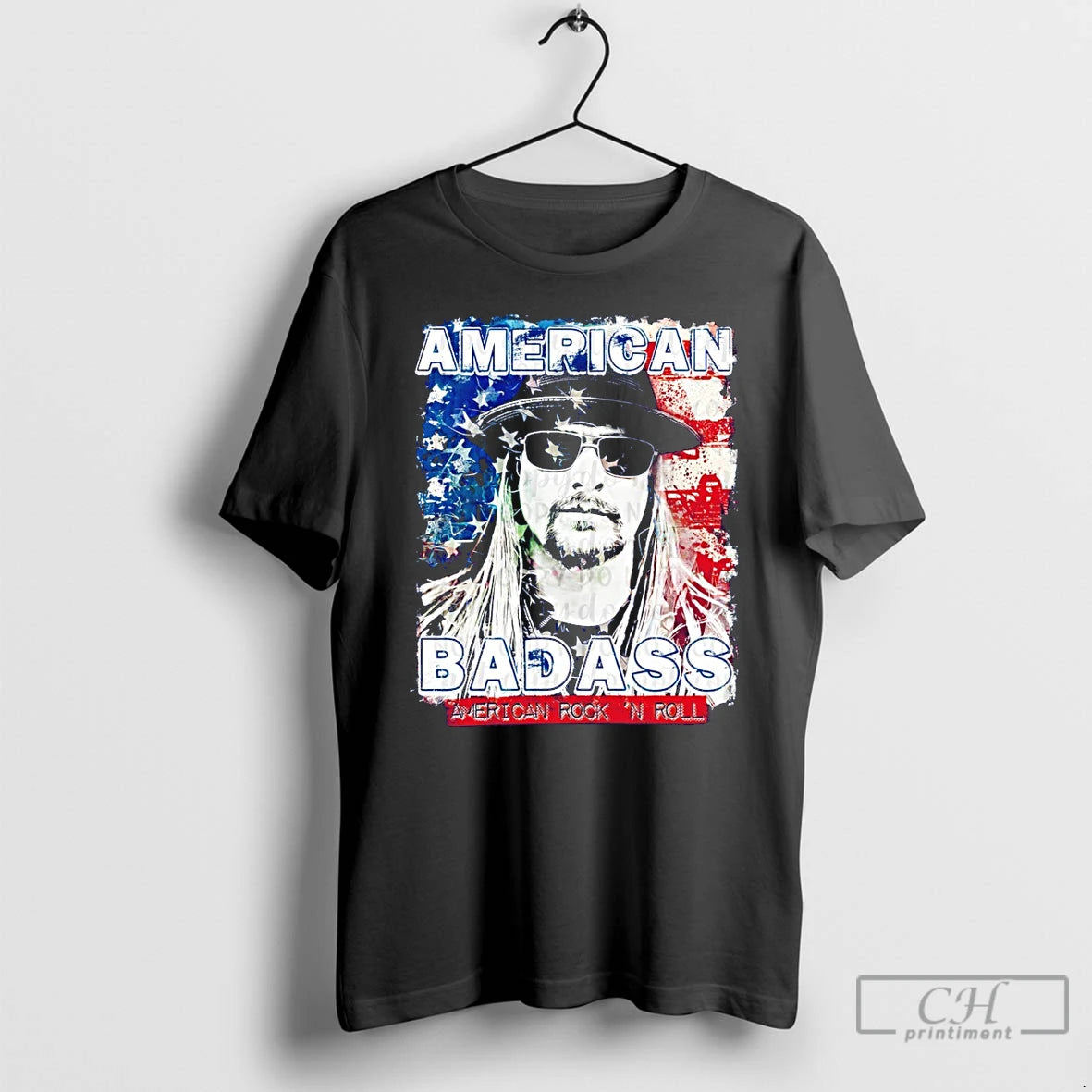 Premium Kid Rock American Bad Ass American Rock N Roll - clothing by TeeHivey.com