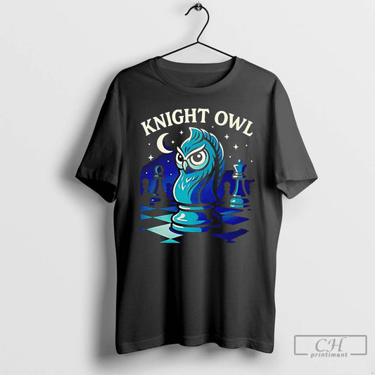 Premium Knight Owl Chess Halloween T Shirts - clothing by TeeHivey.com