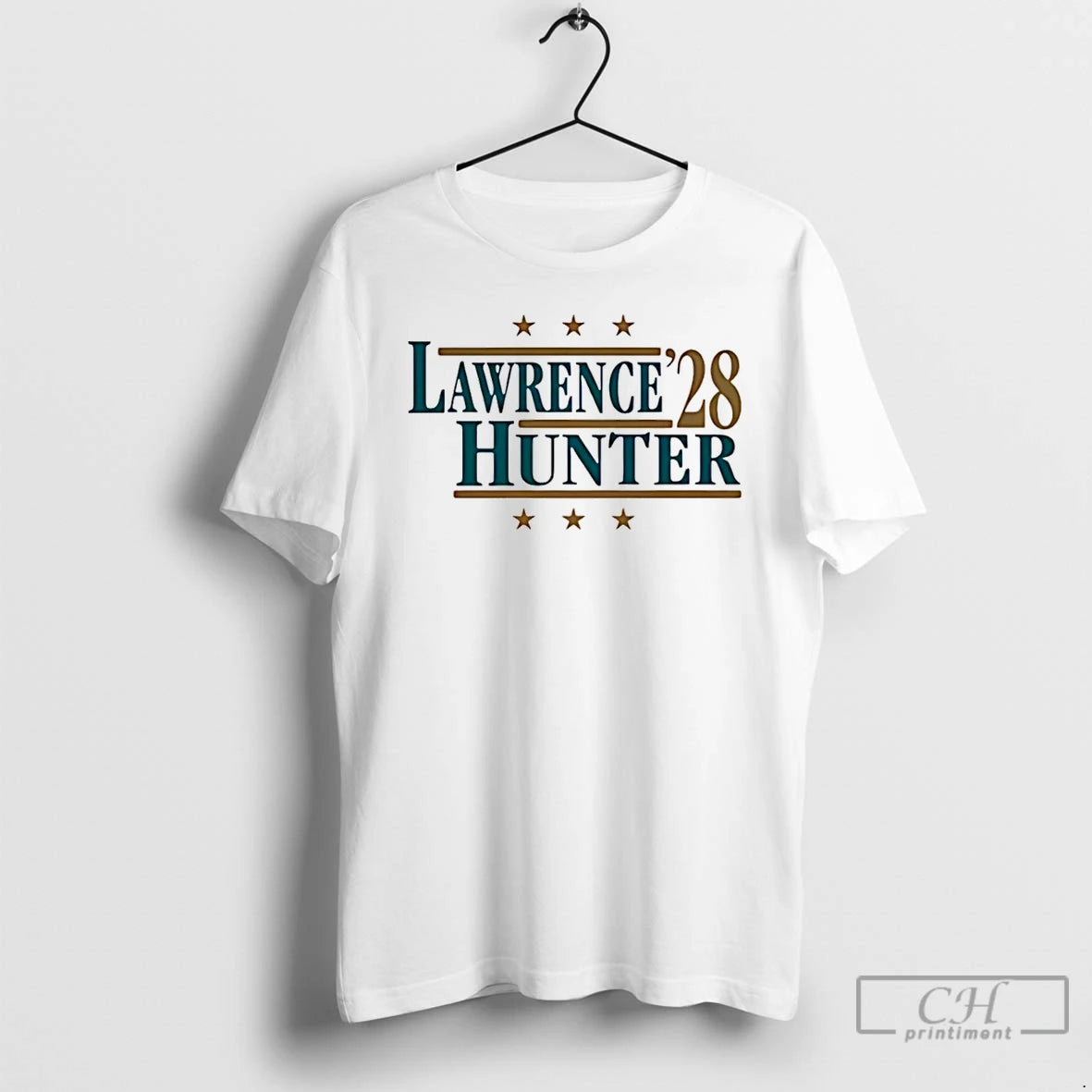 Premium Lawrence And Hunter 28 Jacksonville Football T Shirts - clothing by TeeHivey.com