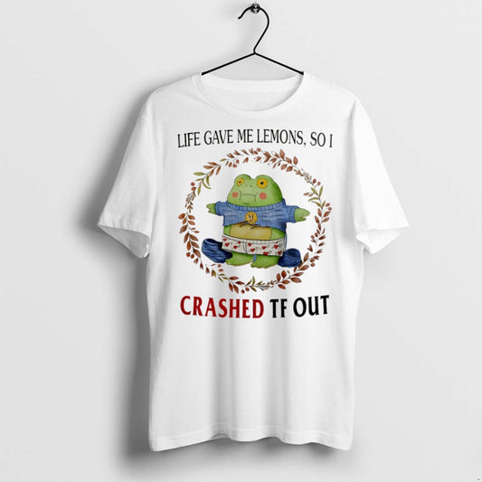 Premium Life Gave Me Lemons So I Crashed Tf Out T Shirts - clothing by TeeHivey.com