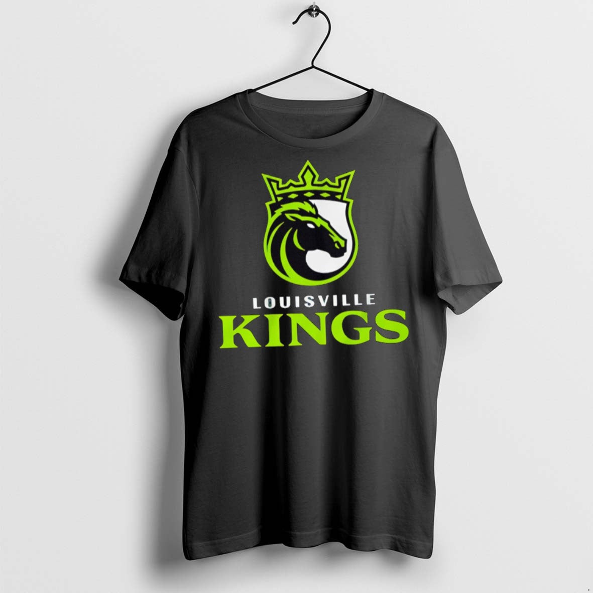 Premium Louisville Kings Lockup Logo Style T Shirts - clothing by TeeHivey.com