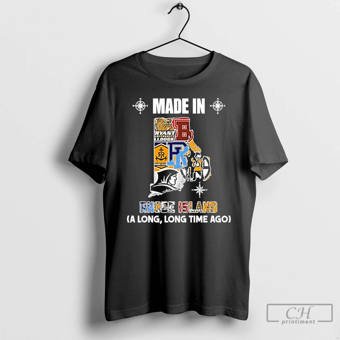 Premium Made In Rhode Island A Long Long Time Ago State - clothing by TeeHivey.com