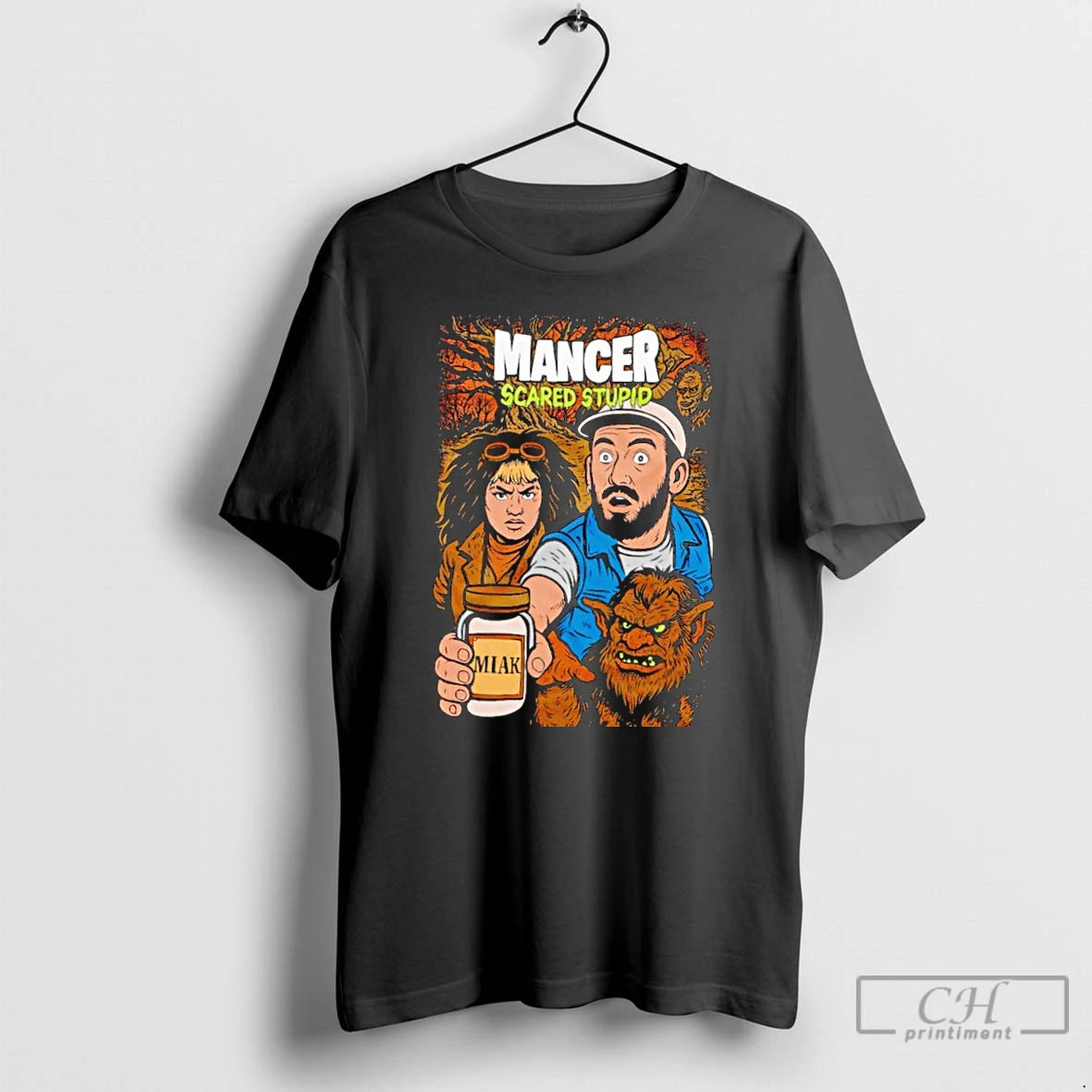 Premium Mancer Scared Stupid T Shirts - clothing by TeeHivey.com