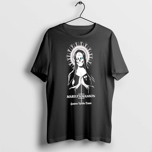 Premium Marilyn Manson Heaven Upside Down T Shirts - clothing by TeeHivey.com