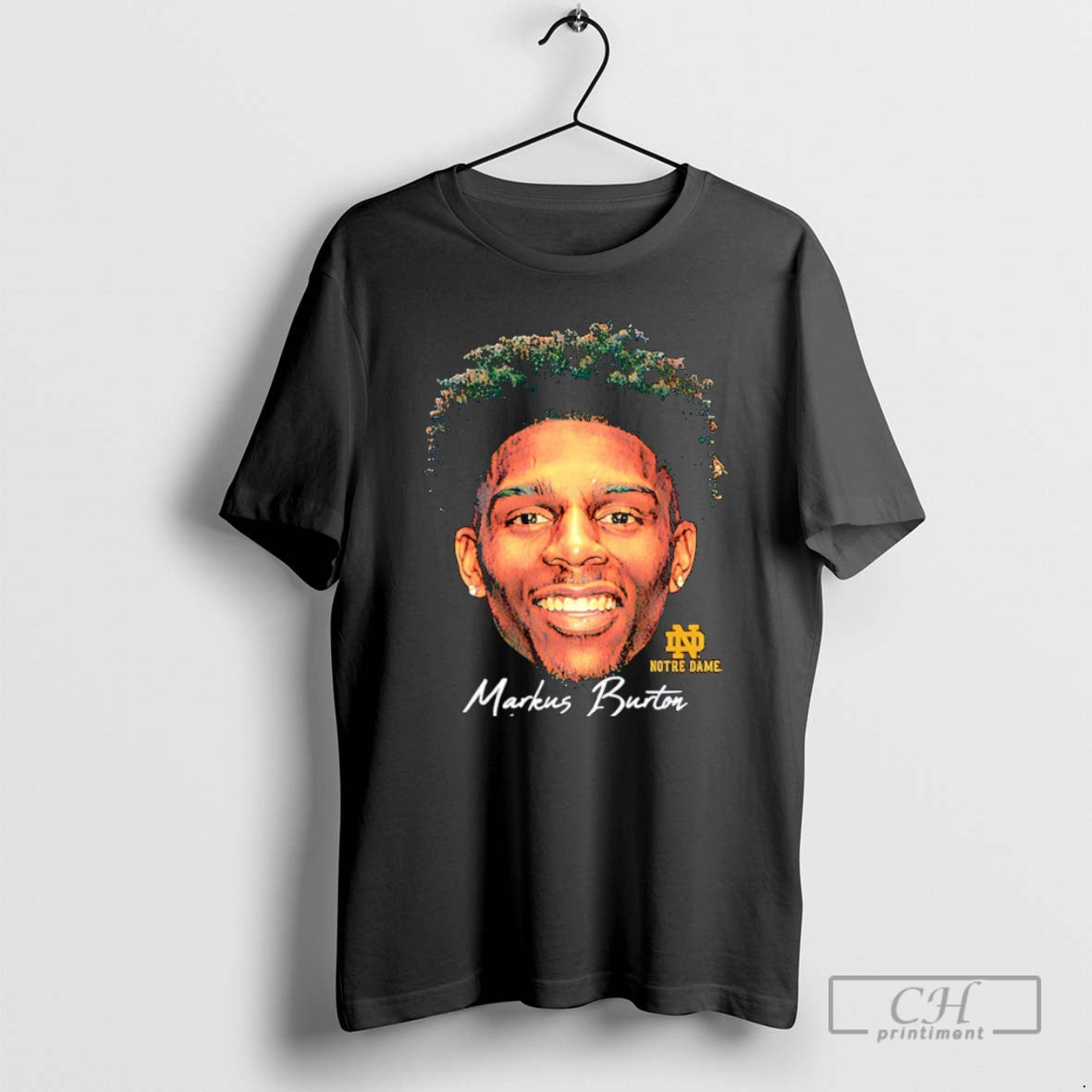 Premium Markus Burton Notre Dame Basketball Game Face Christmas Shirt Sweater - clothing by TeeHivey.com