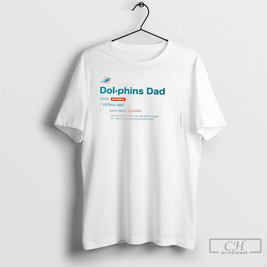 Premium Miami Dolphins Dad Definition T Shirts - clothing by TeeHivey.com