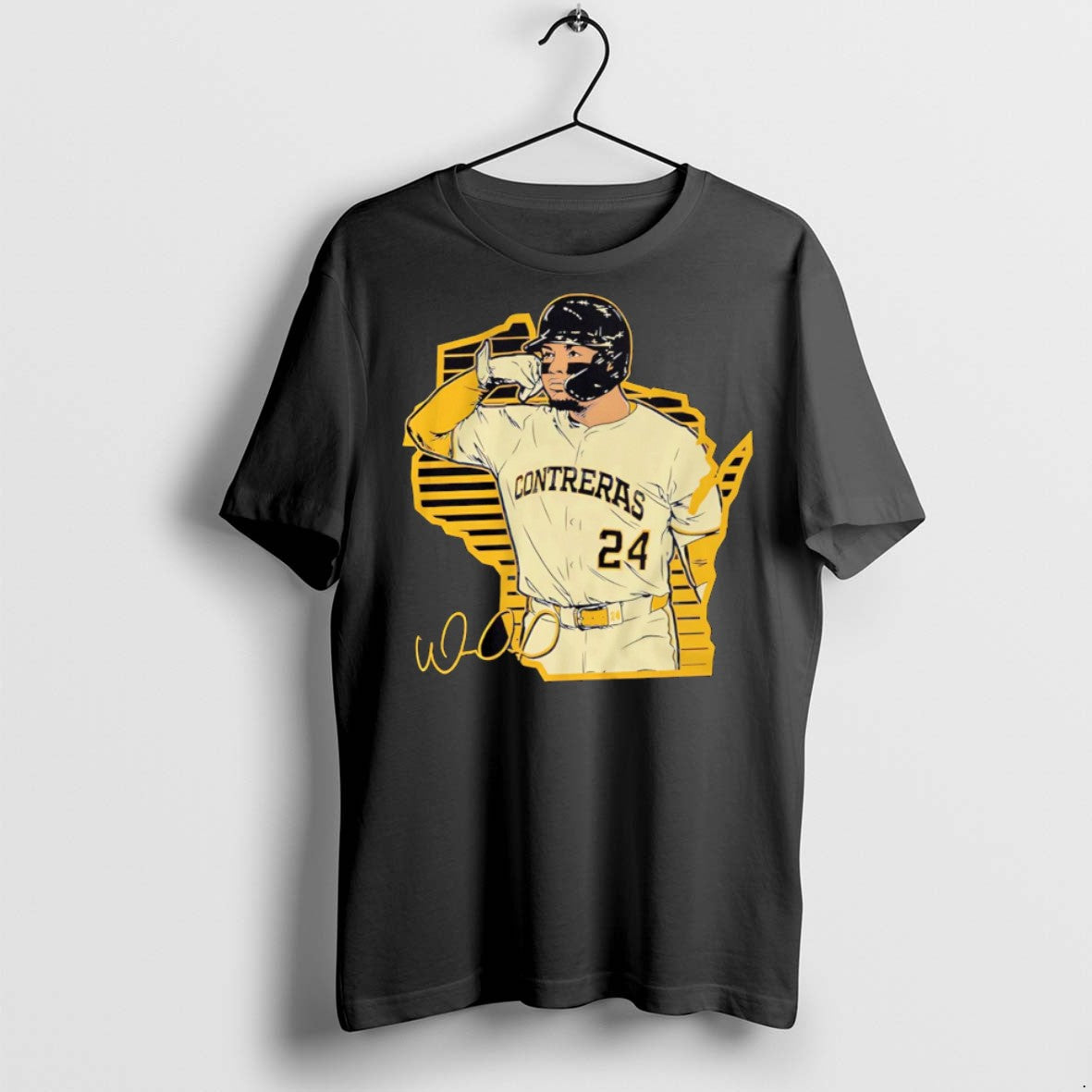 Premium Milwaukee Brewers William Contreras Signature Call The Pen T Shirts - clothing by TeeHivey.com