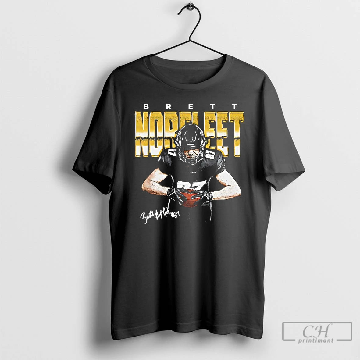 Premium Missouri Tigers Football Brett Norfleet Player Signature T Shirts - clothing by TeeHivey.com