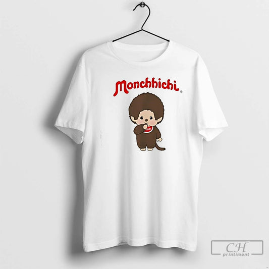Premium Monchhichi Cute Stance Thumbs Up Fluffy Little Guy T Shirts - clothing by TeeHivey.com