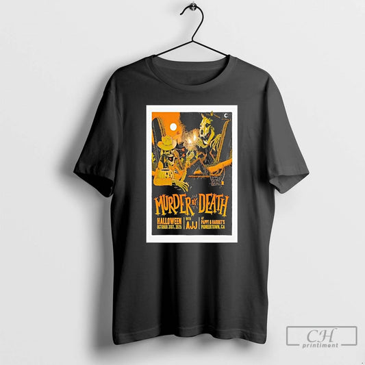 Premium Murder By Death Oct 31 2025 Halloween At Pappy Harriets Pioneertown T Shirts - clothing by TeeHivey.com