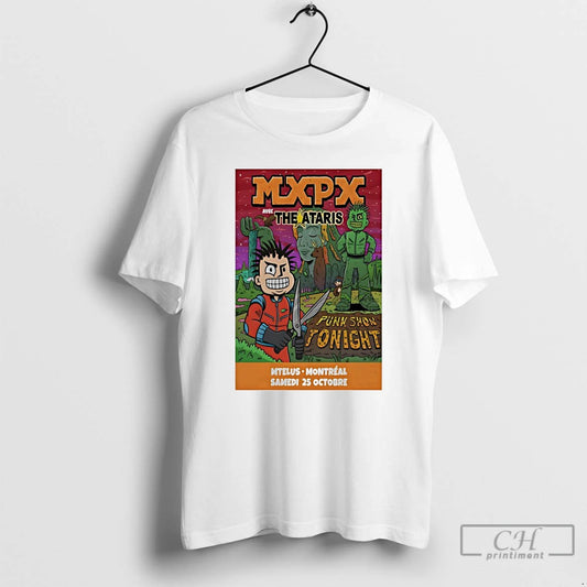 Premium Mxpx Avec The Ataris Oct 25 2025 Punk Show Tonight T Shirts - clothing by TeeHivey.com