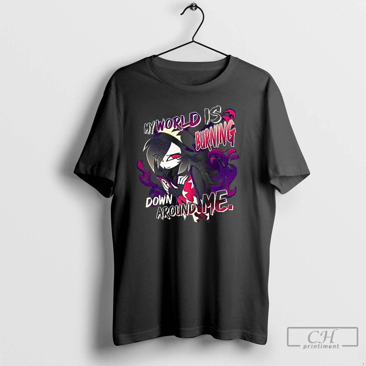 Premium My World Is Burning Down Around Me T Shirts - clothing by TeeHivey.com
