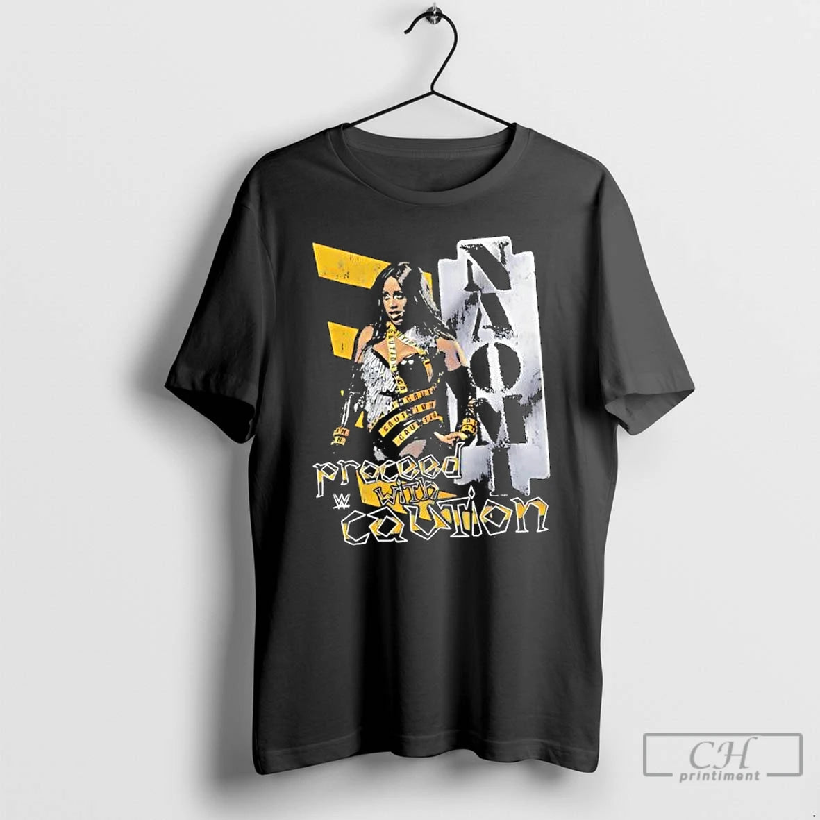 Premium Naomi Proceed With Caution Graphic T Shirts - clothing by TeeHivey.com