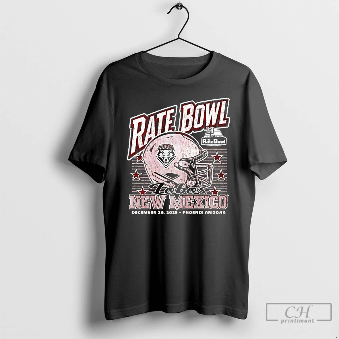 Premium New Mexico Lobos 2025 Rate Bowl Phoenix Arizona - clothing by TeeHivey.com