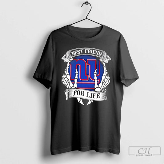 Premium New York Giants Football Best Friend For Life Hands Bones - clothing by TeeHivey.com