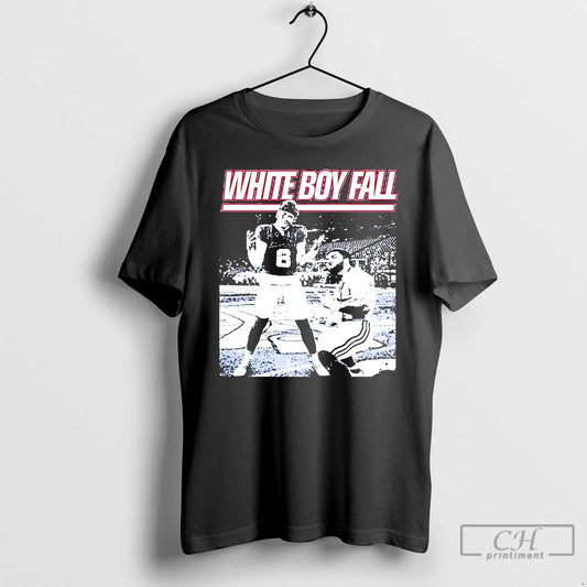 Premium New York Giants White Boy Fall T Shirts - clothing by TeeHivey.com