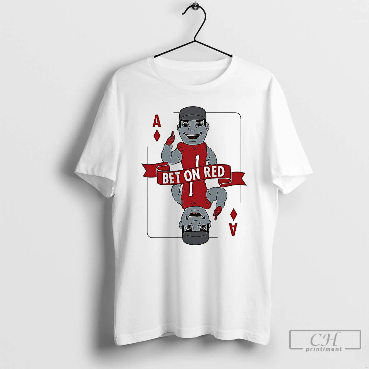 Premium Nicholls State Bet On Red Card T Shirts - clothing by TeeHivey.com