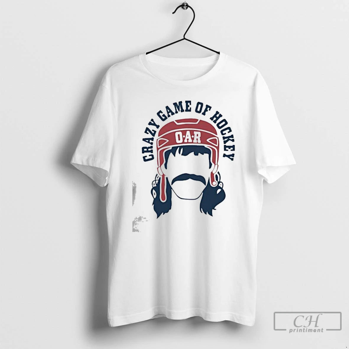 Premium O A R Crazy Game Of Hockey T Shirts - clothing by TeeHivey.com