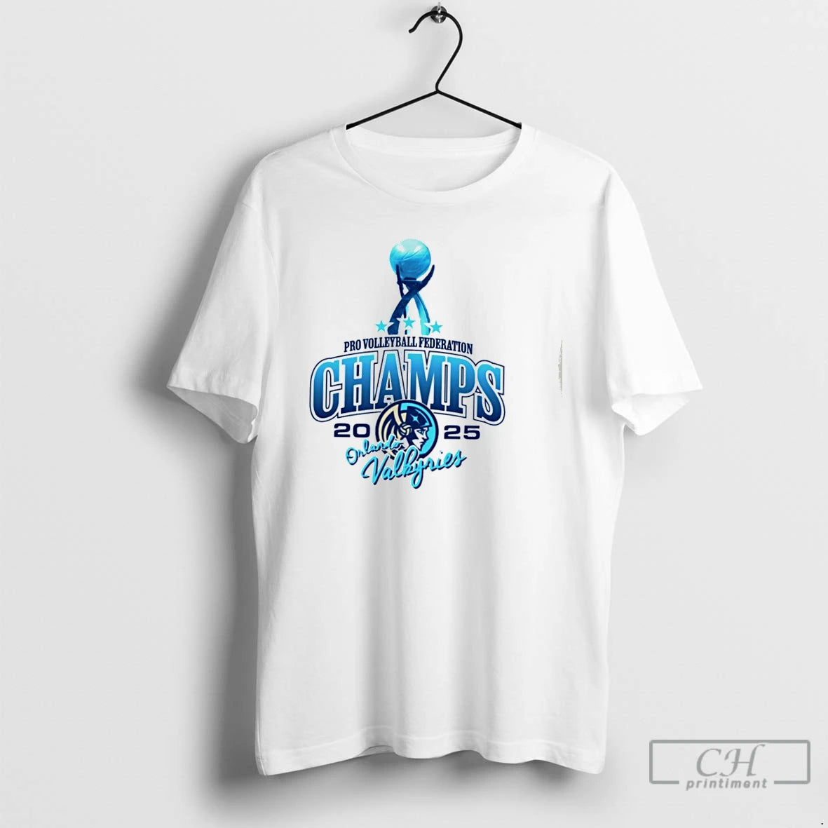 Premium Orlando Valkyries 2025 Pro Volleyball Federation Championship T Shirts - clothing by TeeHivey.com