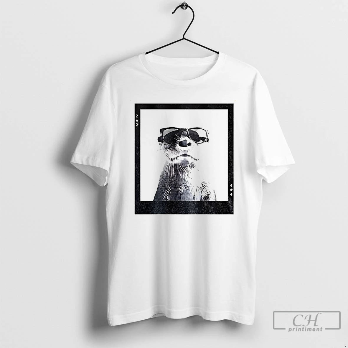 Premium Otter Wearing Glasses Photo Funny Meme T Shirts - clothing by TeeHivey.com