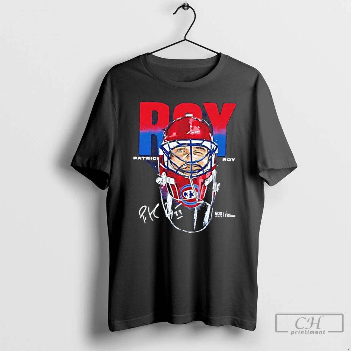 Premium Patrick Roy Montreal Canadiens Goalie Mask Hockey Signature - clothing by TeeHivey.com