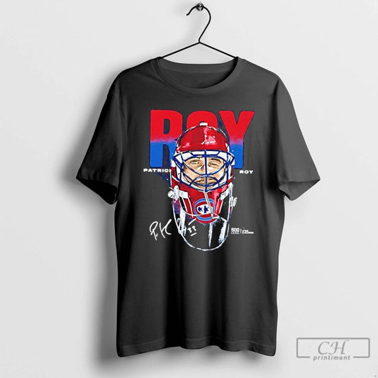 Premium Patrick Roy Montreal Canadiens Goalie Mask Hockey Signature - clothing by TeeHivey.com