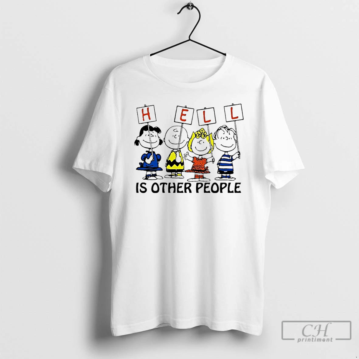 Premium Peanut Hell Is Other People - clothing by TeeHivey.com