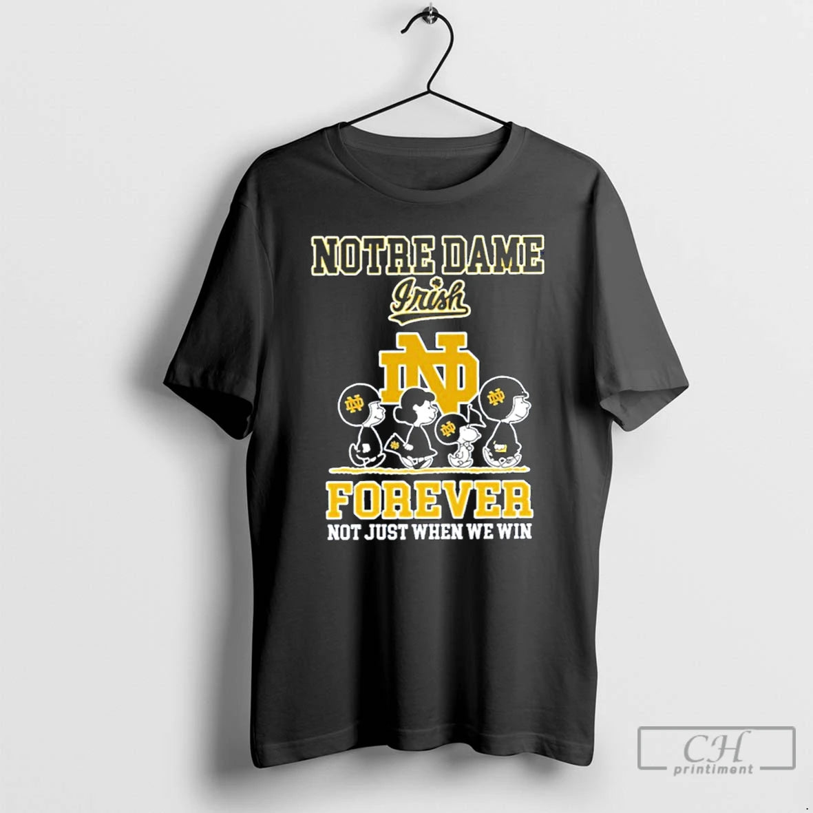 Premium Peanuts Abbey Road Notre Dame Irish Forever Not Just When We Win T Shirts - clothing by TeeHivey.com