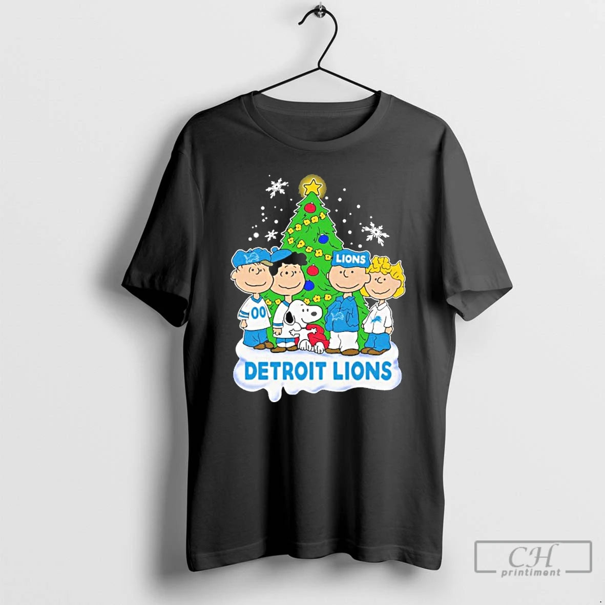 Premium Peanuts Detroit Lions Christmas - clothing by TeeHivey.com