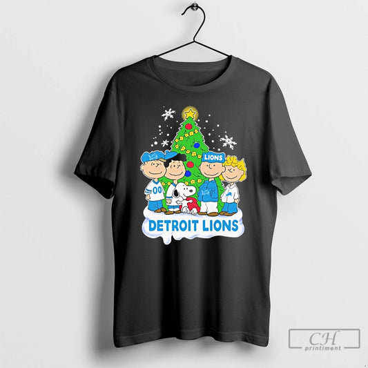 Premium Peanuts Detroit Lions Christmas - clothing by TeeHivey.com