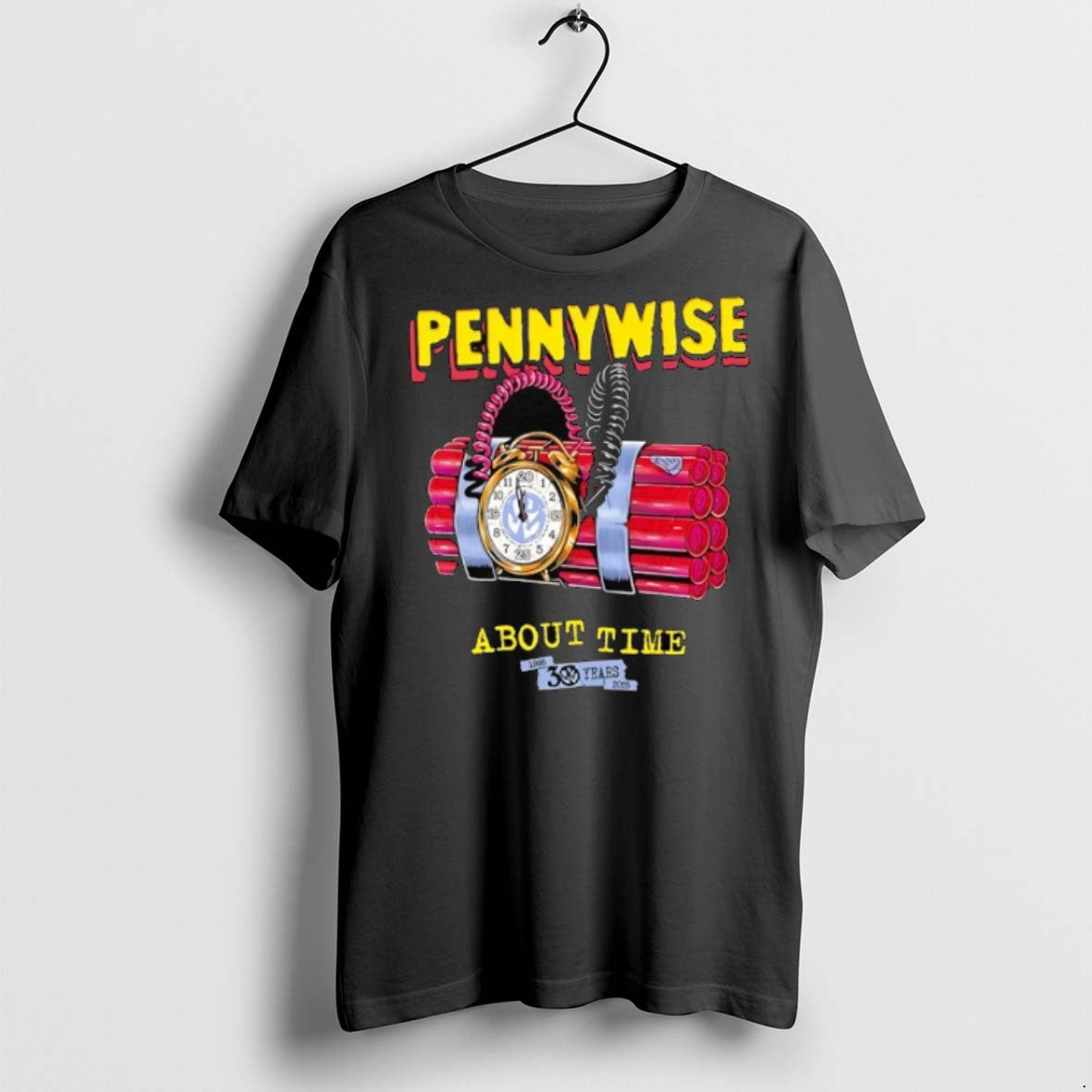 Premium Pennywise About Time 30 Years Anniversary Halloween T Shirts - clothing by TeeHivey.com