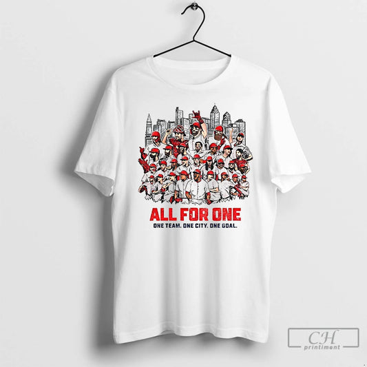 Premium Philadelphia Phillies Red October All For One One Team One City One Goakl - clothing by TeeHivey.com