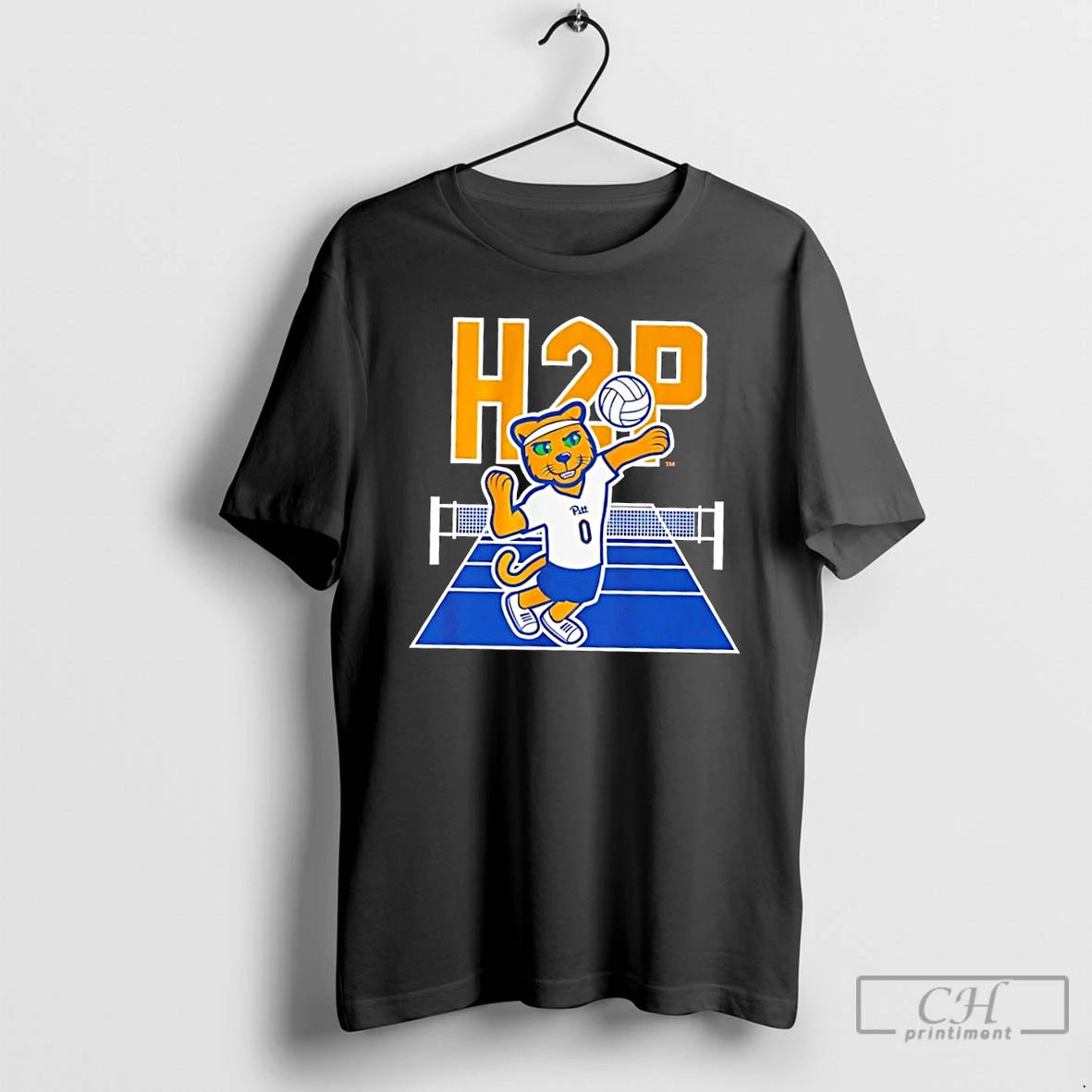 Premium Pitt Panthers Volleyball Roc Logo - clothing by TeeHivey.com