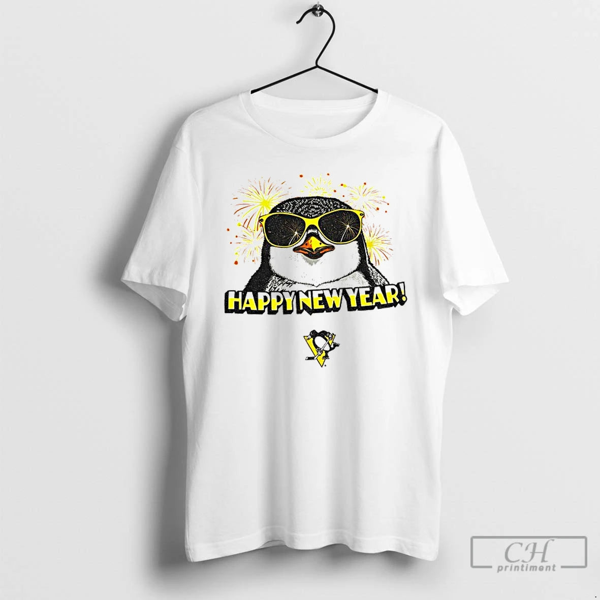 Premium Pittsburgh Penguins Happy New Year - clothing by TeeHivey.com